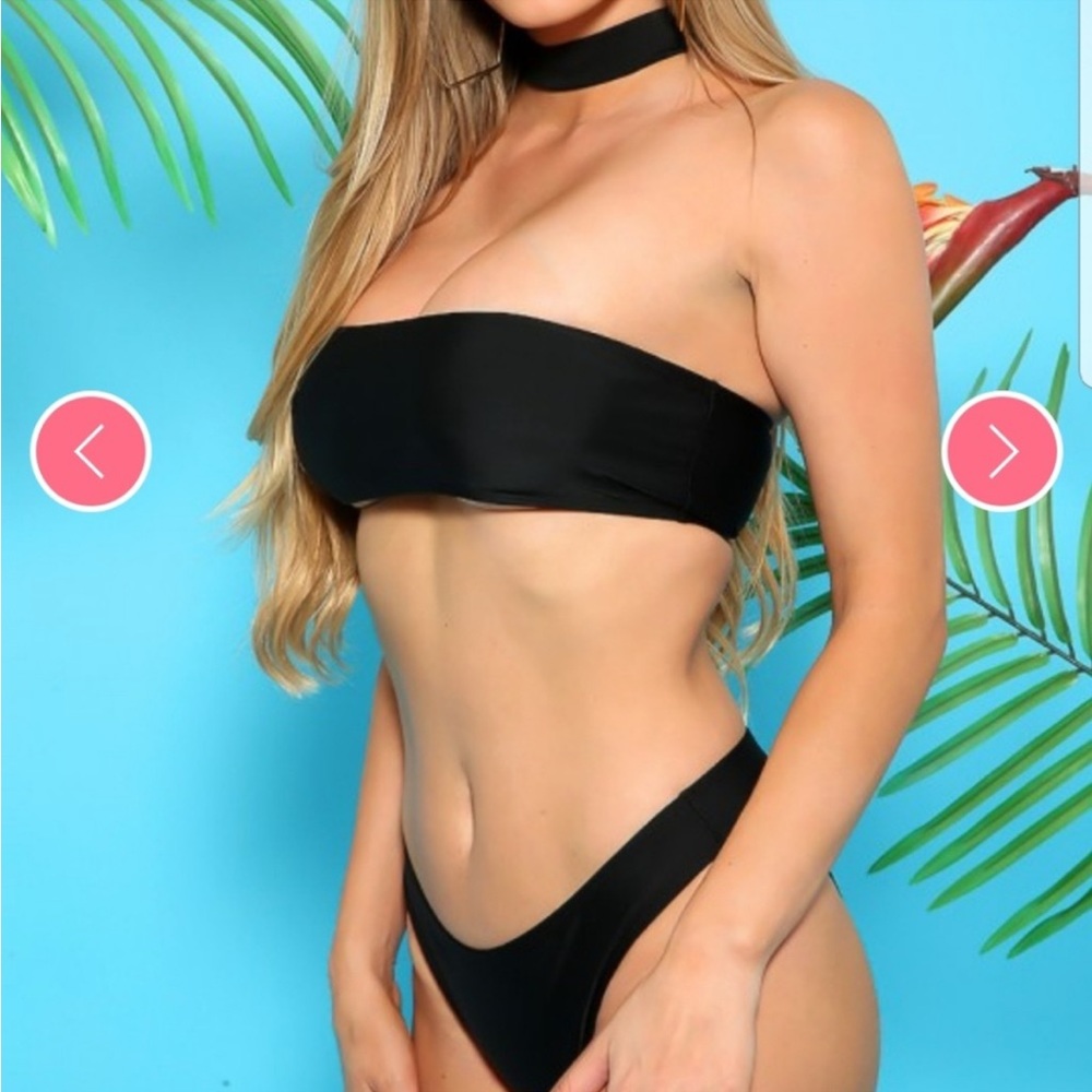 🔥 👙 NWOT Sexy‎ Black Bikini top